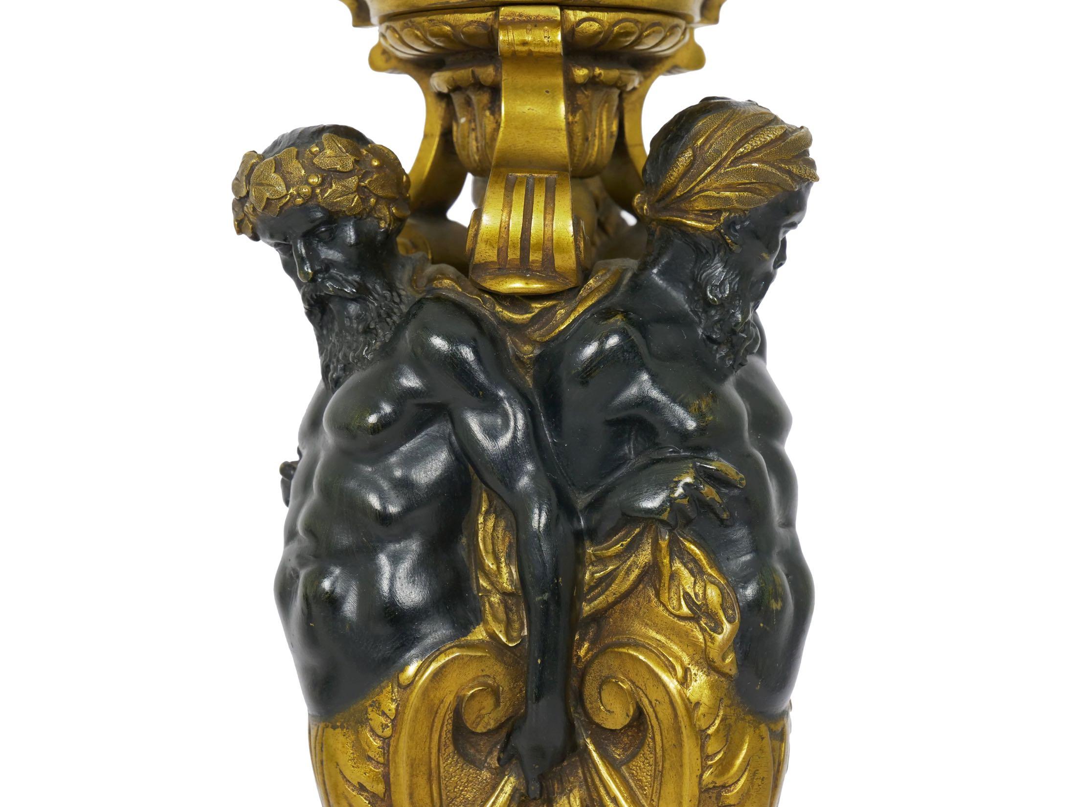 French Belle Époque Bronze Table Lamp 1