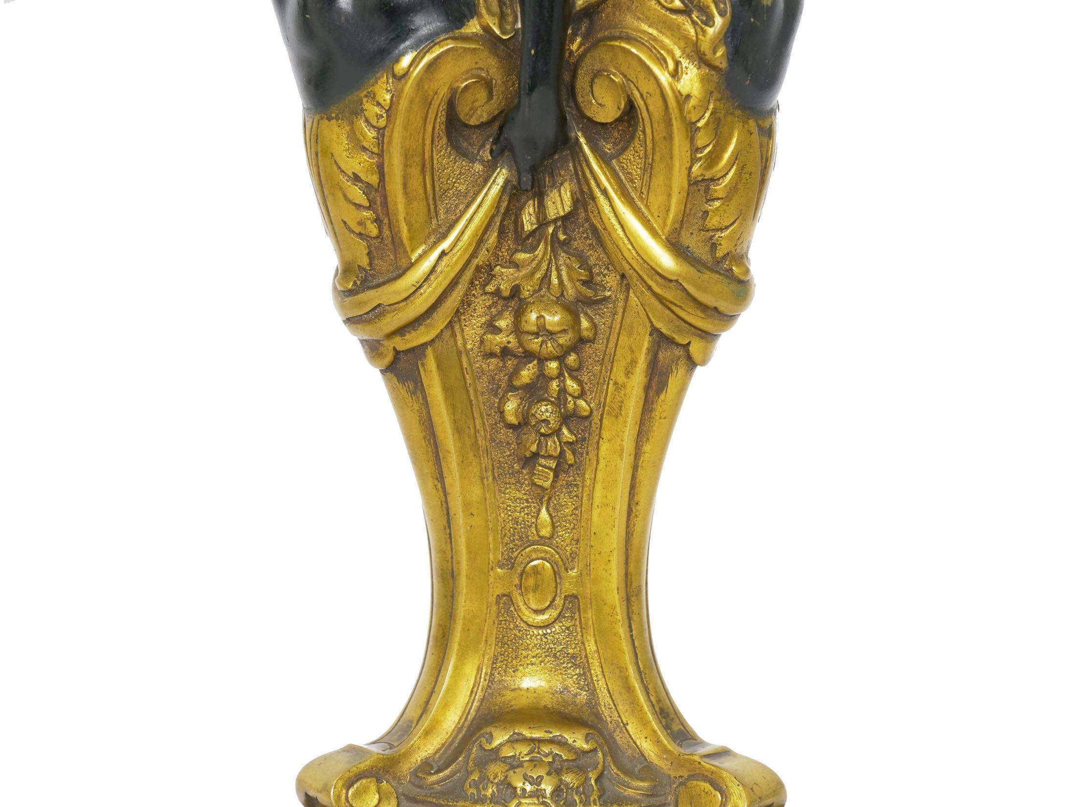 French Belle Époque Bronze Table Lamp 2