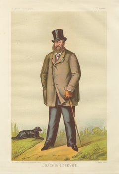 French Belle Époque Caricature, Lefèvre Chromolithograph, Album Comique, 1884
