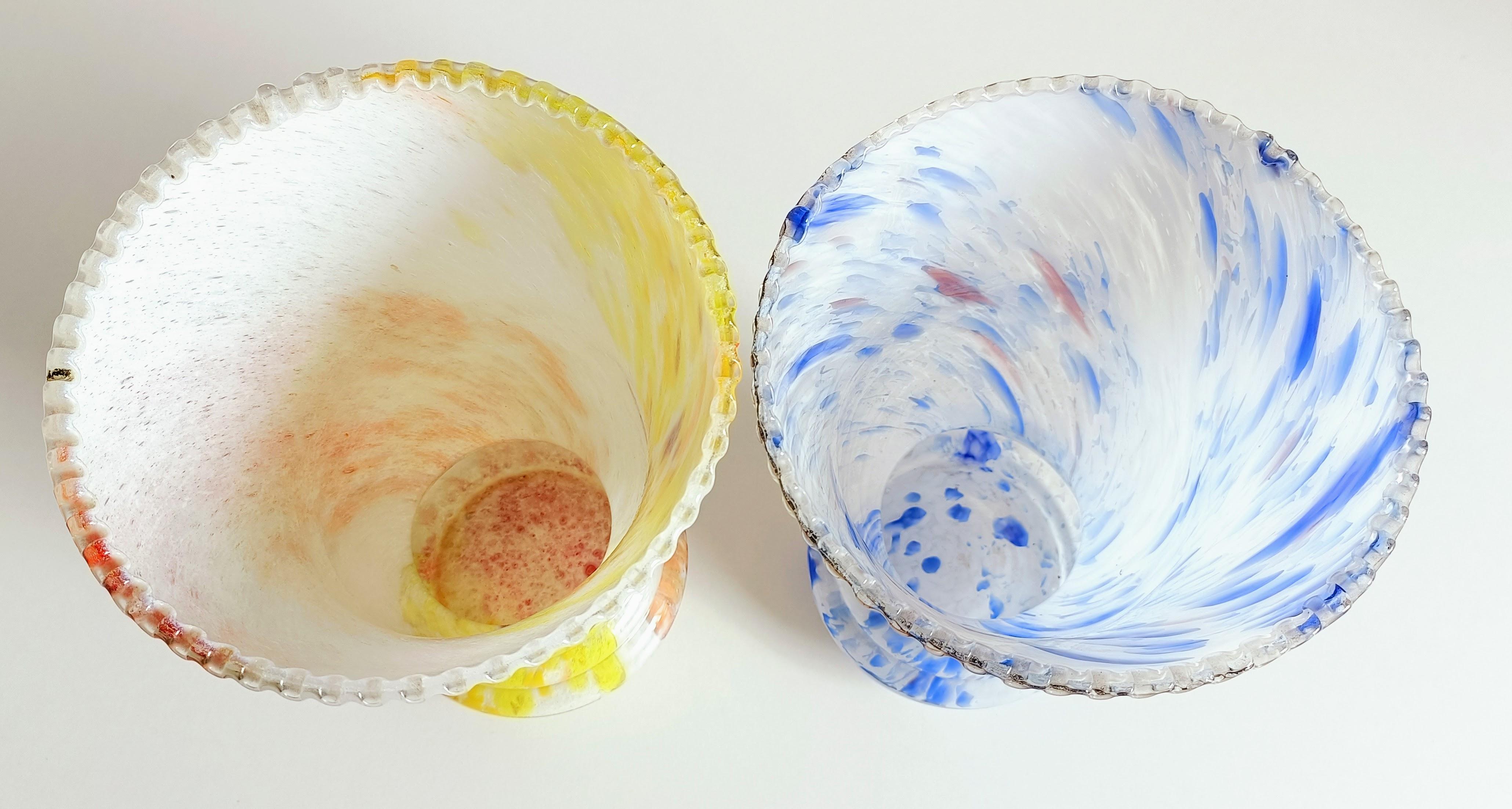 French Belle Époque Cristallerie de Clichy Pair of Vases, late 19th Century 13
