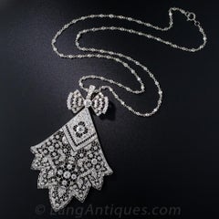 French Belle Époque Diamond Necklace