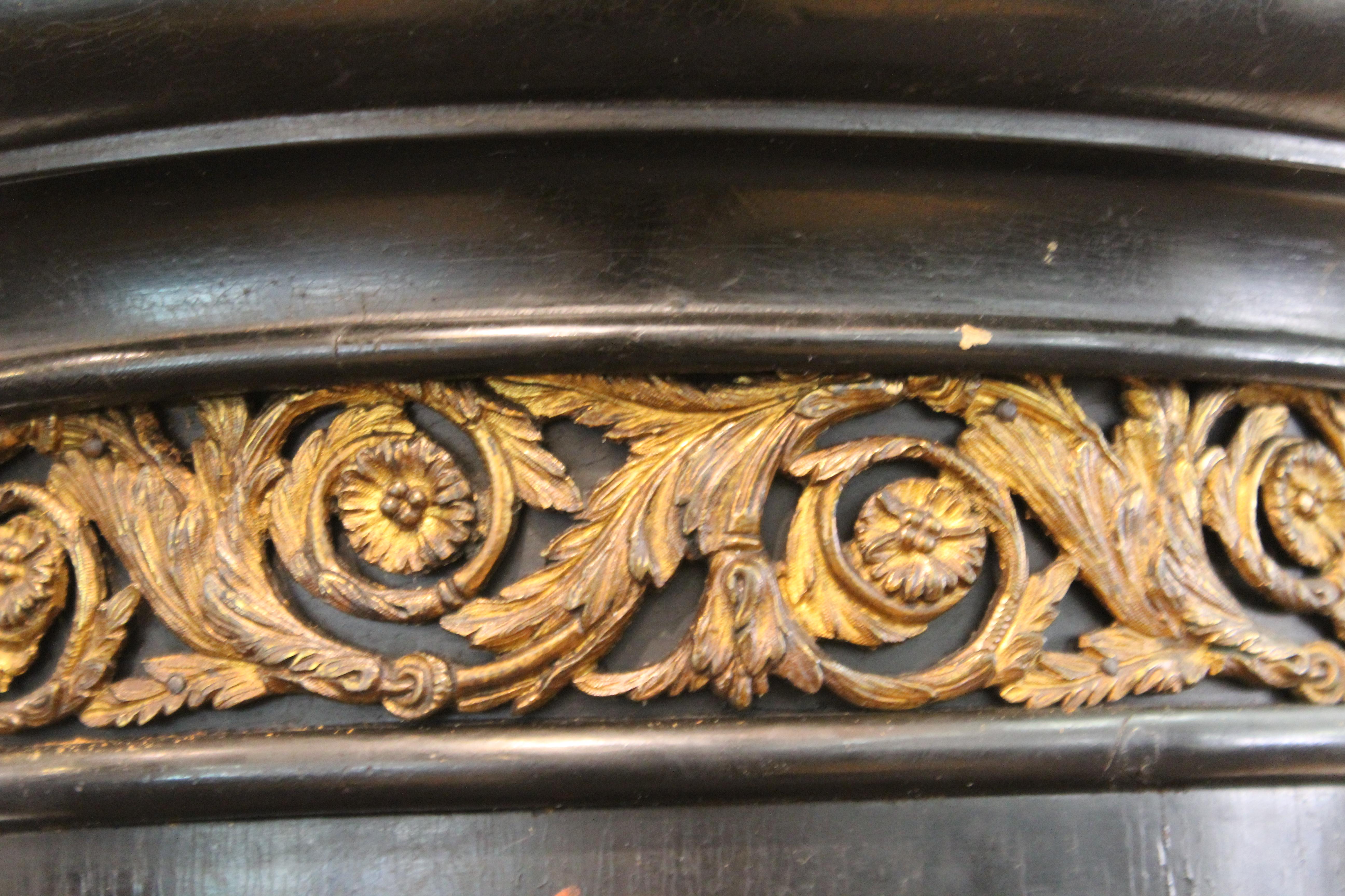 French Belle Époque Ebonized Wood Column Pedestal with Ormolu Detailing 4