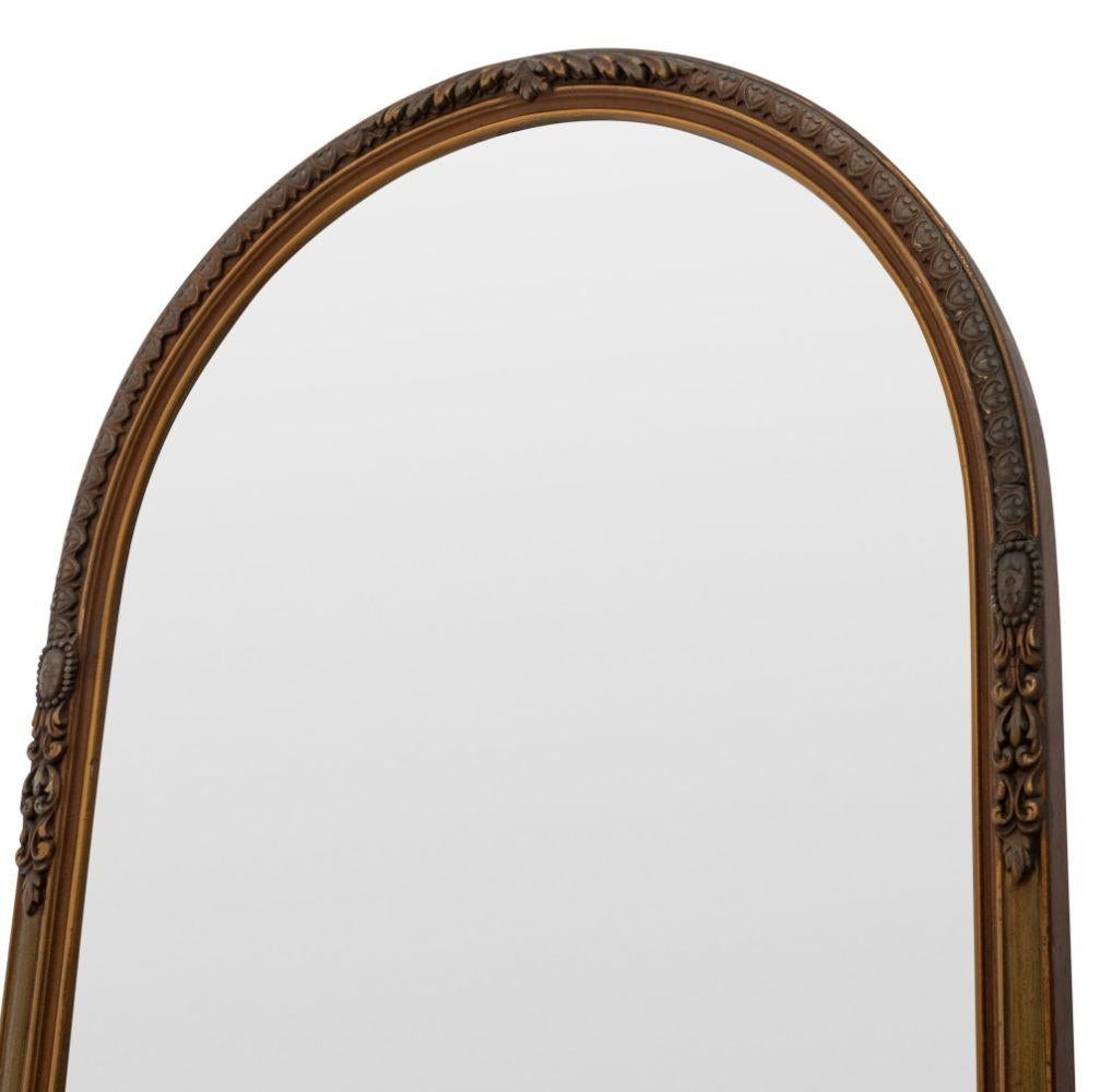 Belle Époque French Belle Epoque Giltwood Arched Mirror For Sale