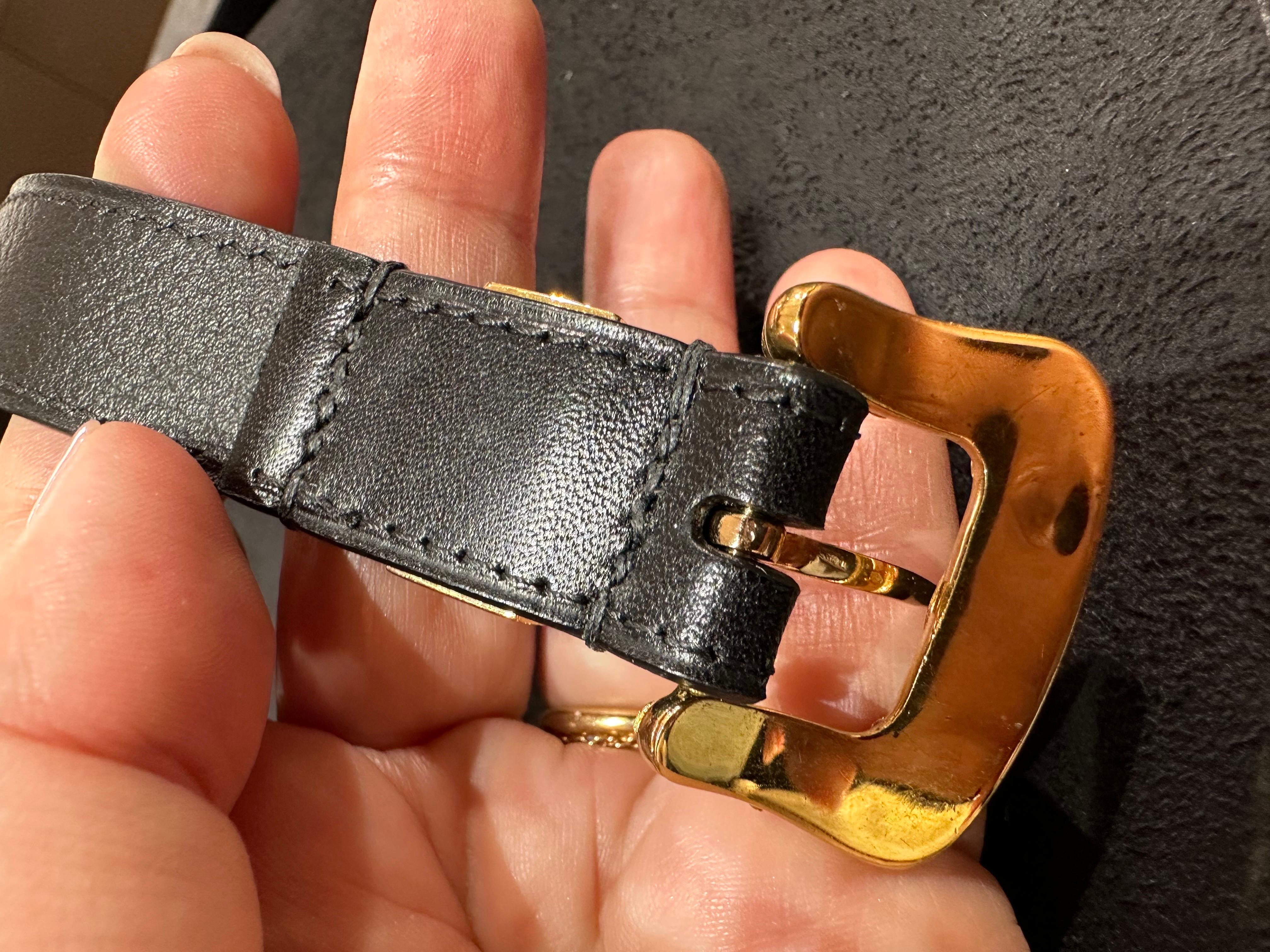 French Belt 18 Carat Gold Belt Buckle For Sale 3