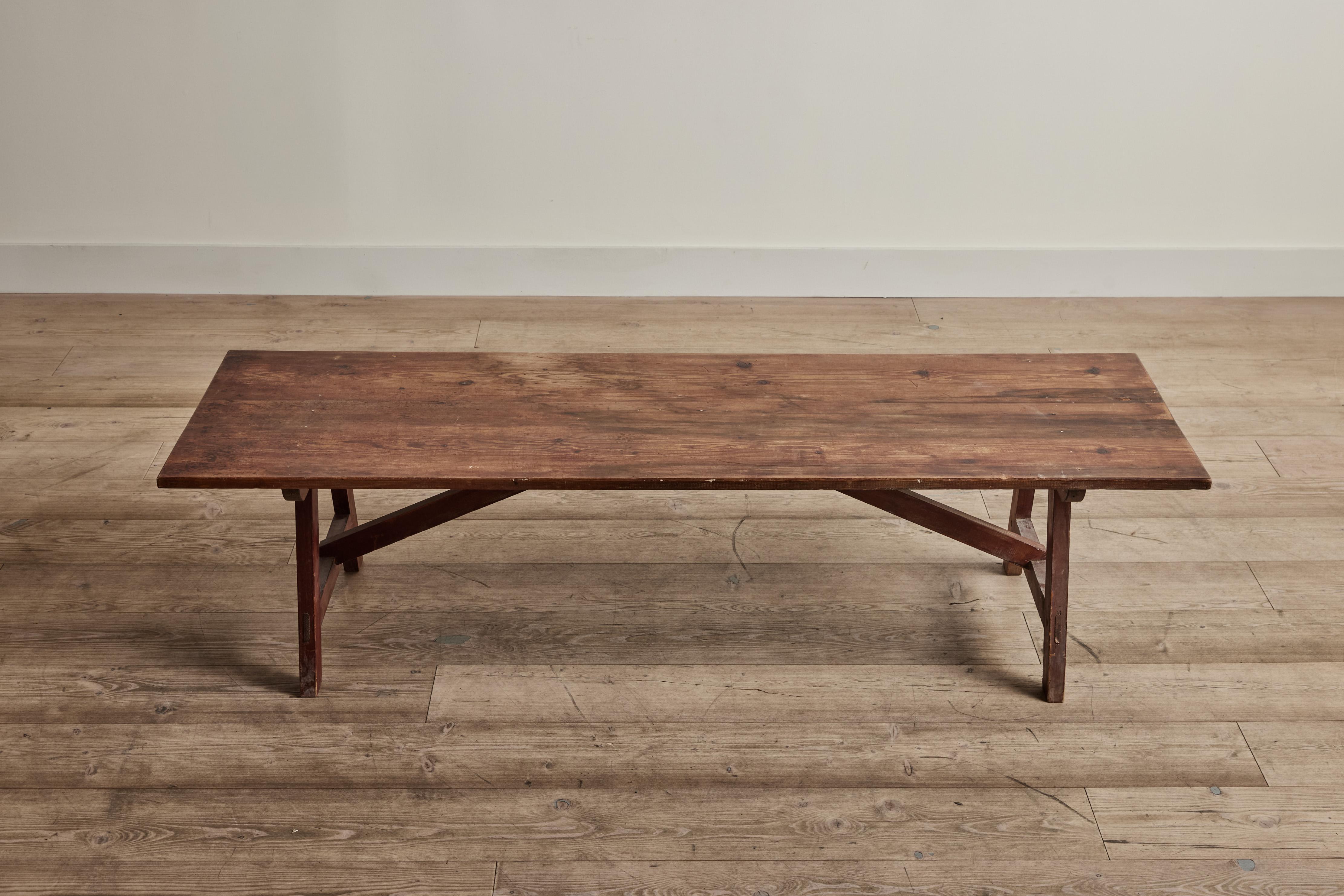 20th Century French Bench Table For Sale