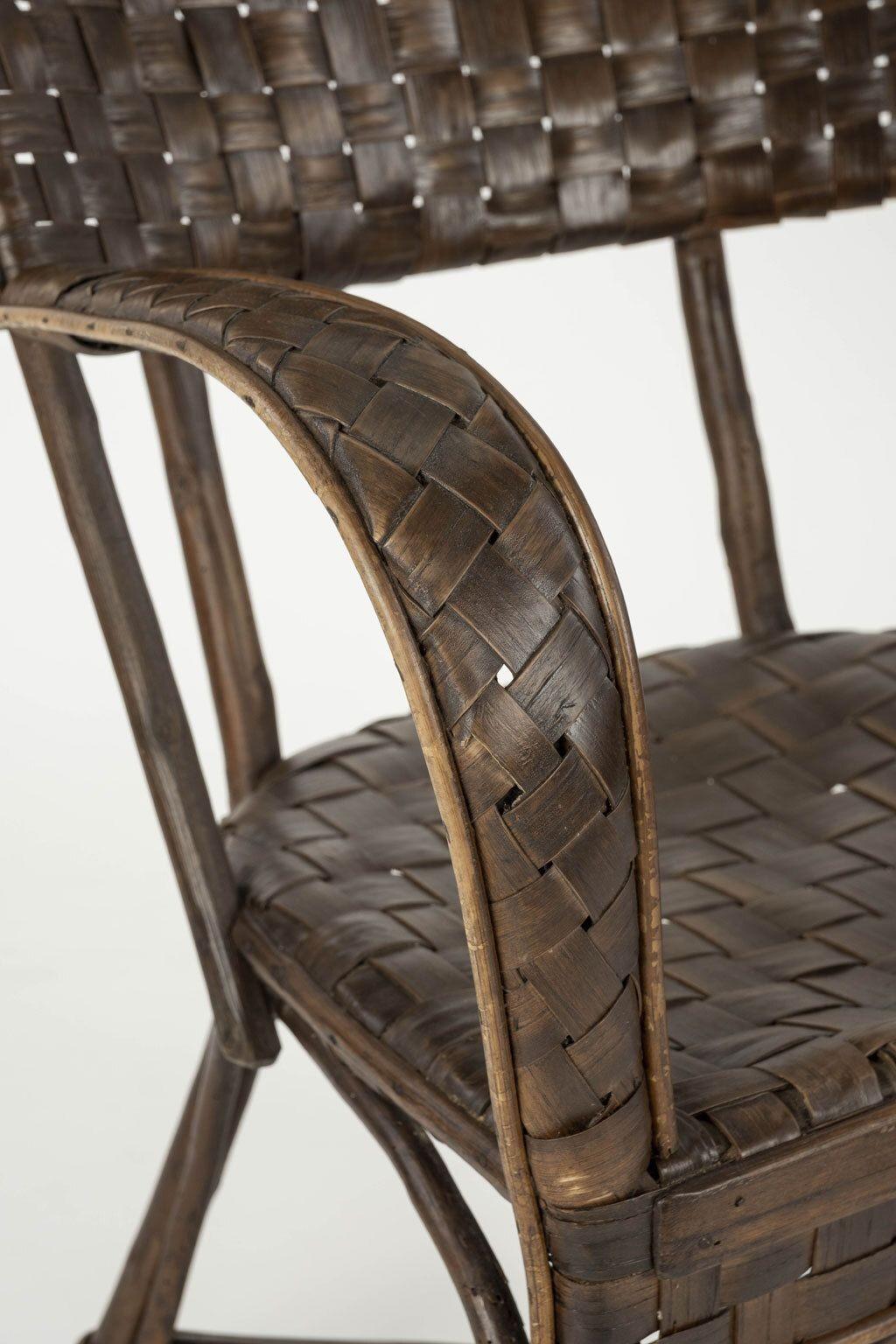 Rustic French Bentwood Armchair For Sale