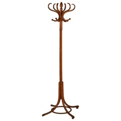 Antique French Bentwood Coat Rack