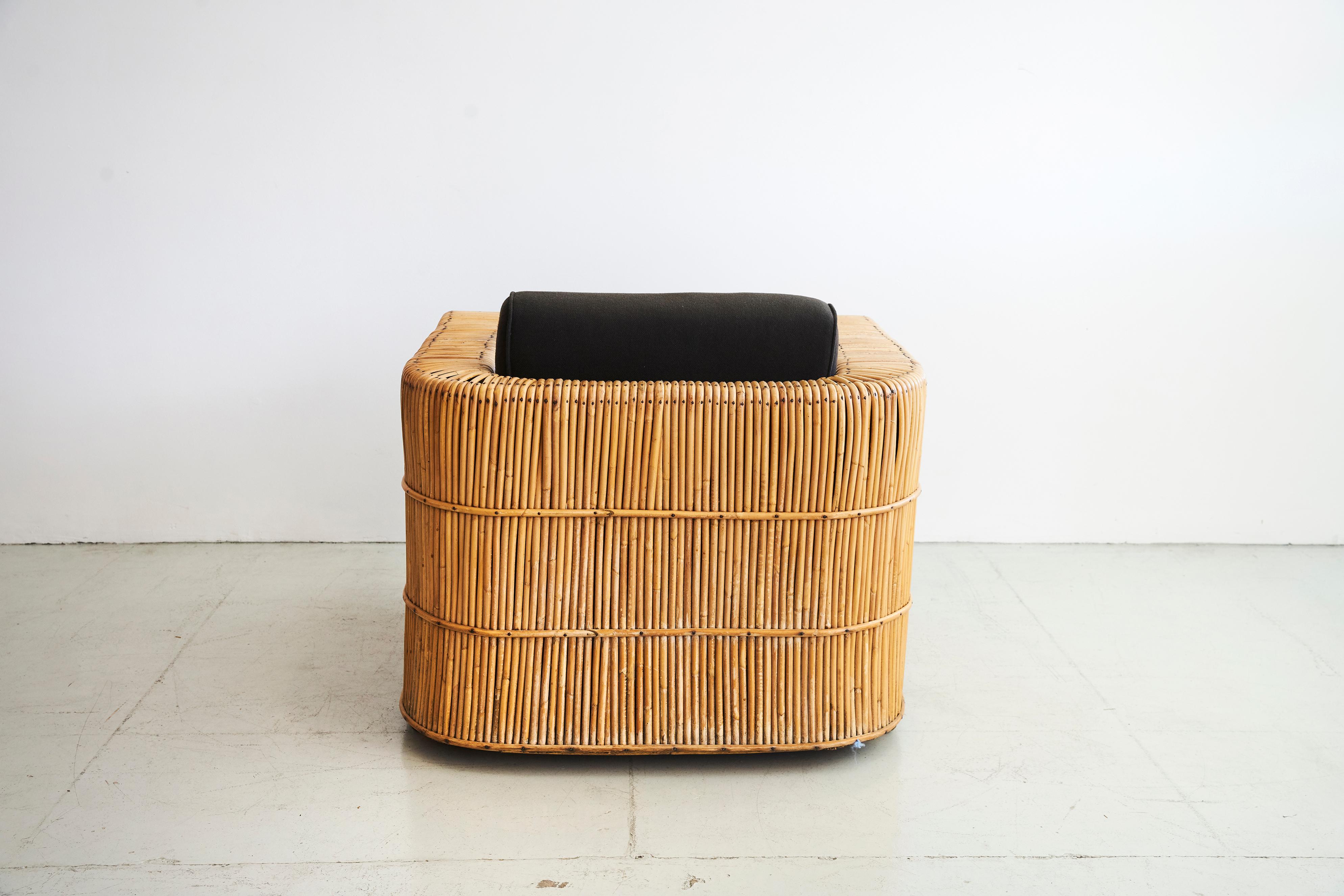 Mid-20th Century French Bentwood Rattan Chairs