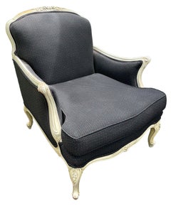 French Bergère Chair European Antique Chair Accent Armchair French Countryside