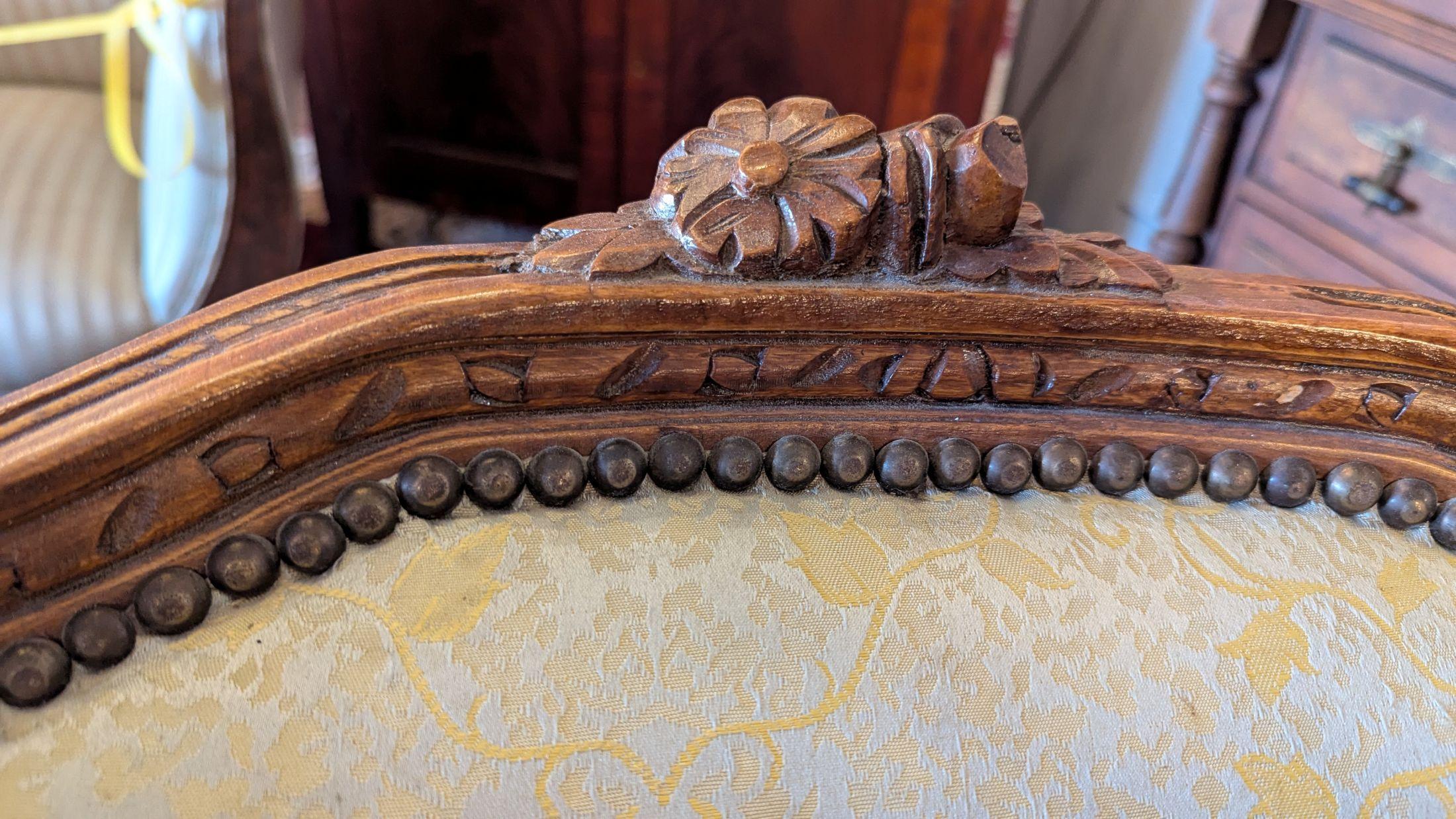 20ième siècle Paire de chaises bergères françaises en vente