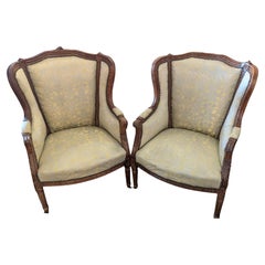 French Provincial Bergere Chairs
