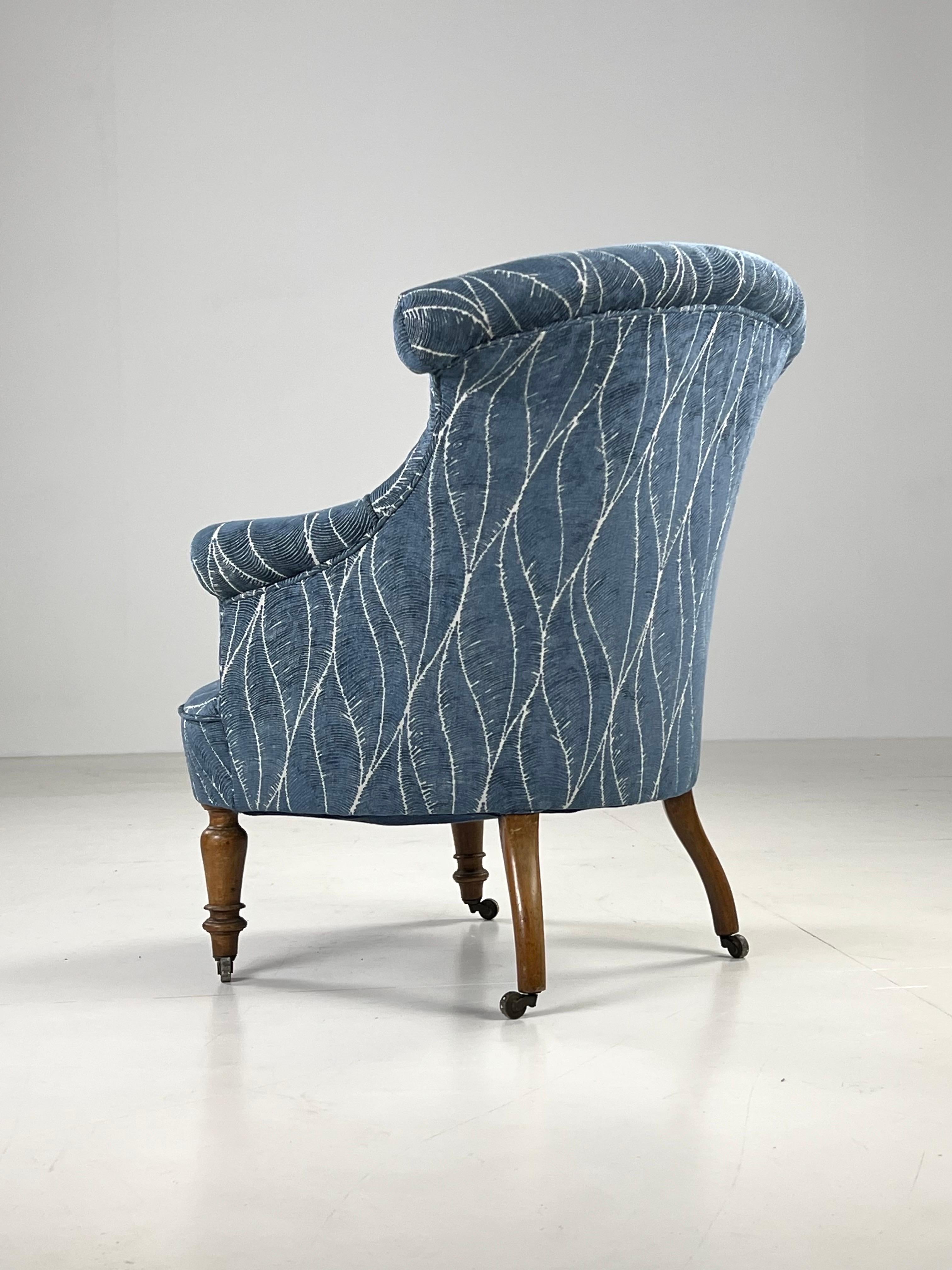 Französische Bergère-Stühle 19. Jahrhundert im Angebot 15