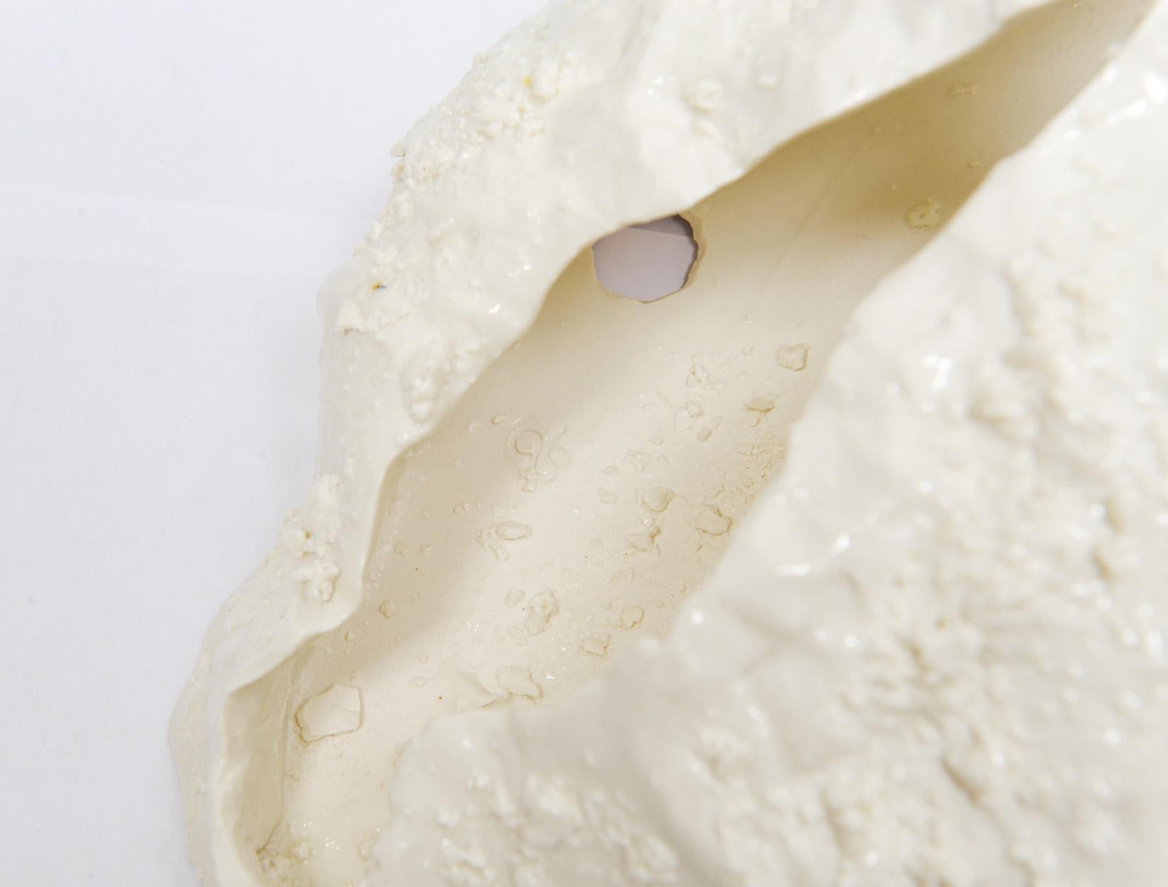 French Bespoke Organic Mona Sconces by Ceramicist Dora Stanczel For Sale 5
