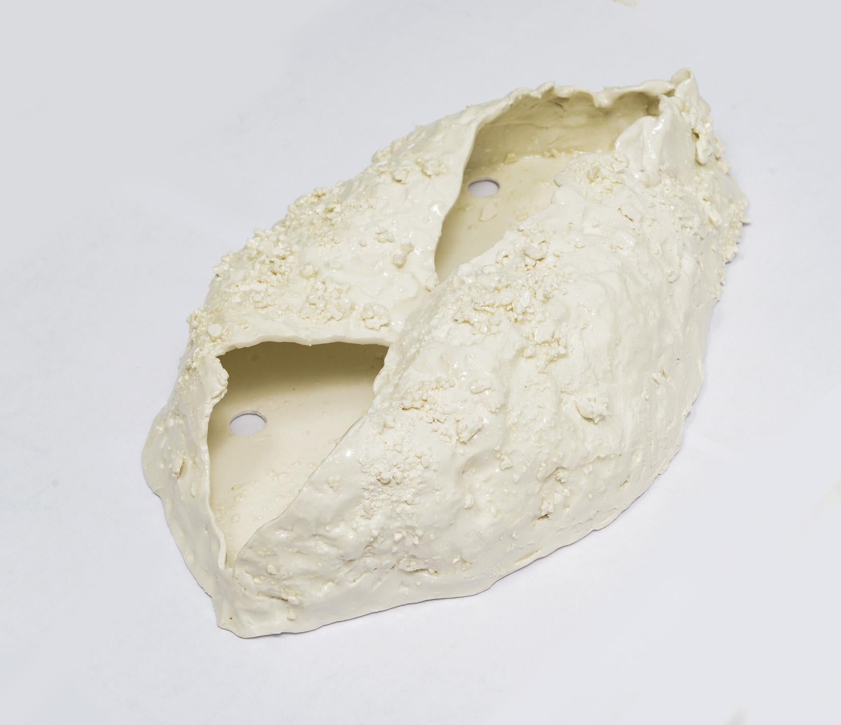 French Bespoke Organic Mona Sconces by Ceramicist Dora Stanczel For Sale 3