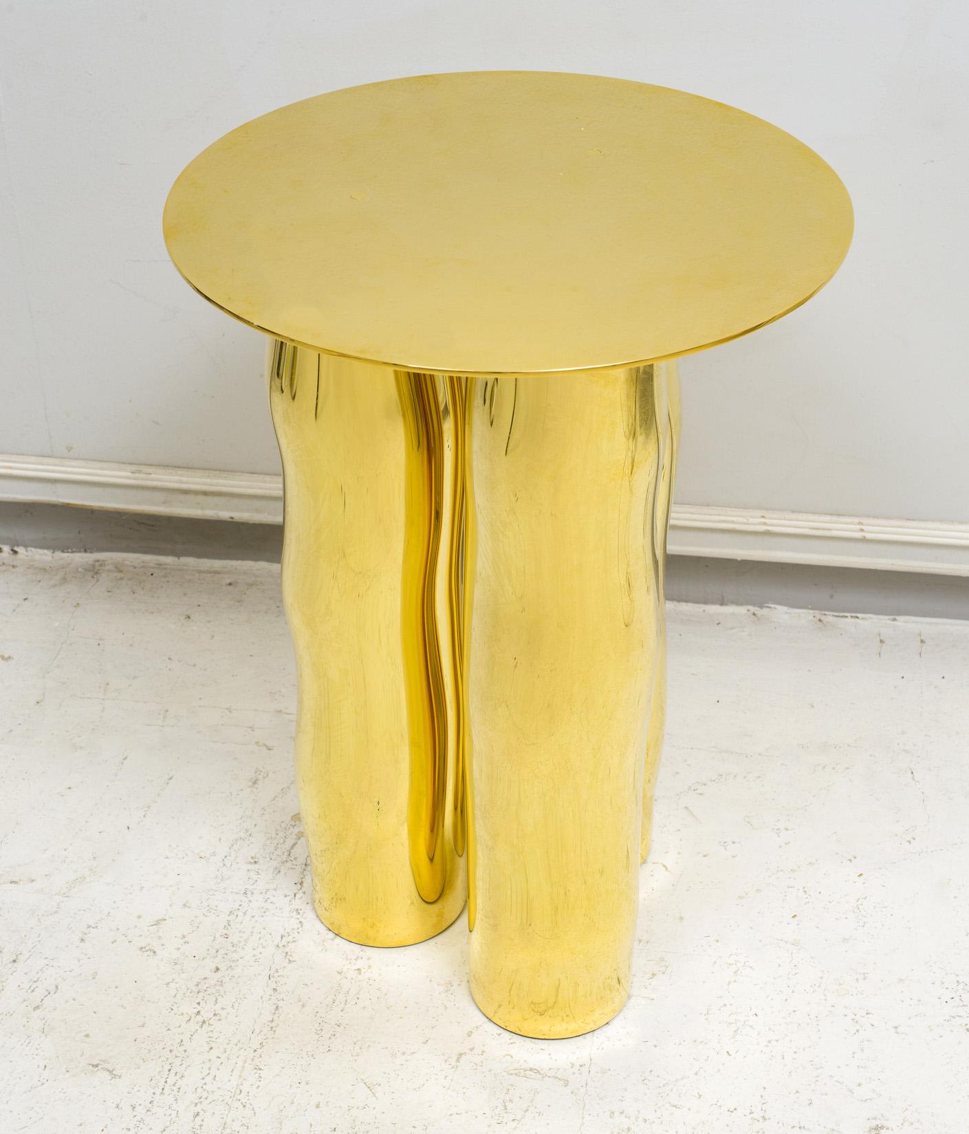 Lampada da tavolo Mino in ottone scultoreo francese Bespoke in vendita 4