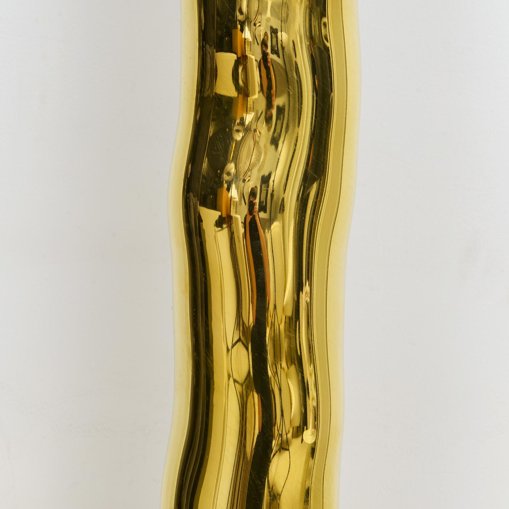 Lampada da terra scultorea in ottone francese Bespoke Totem In condizioni Nuovo in vendita a New York, NY