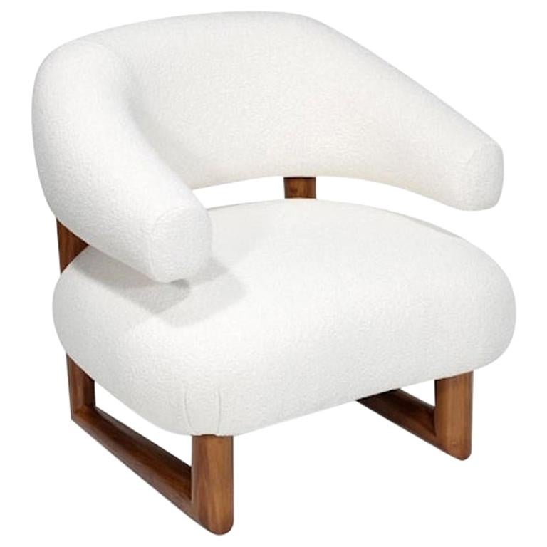 French Bignon Contemporary Armchair, 21st Century For Sale