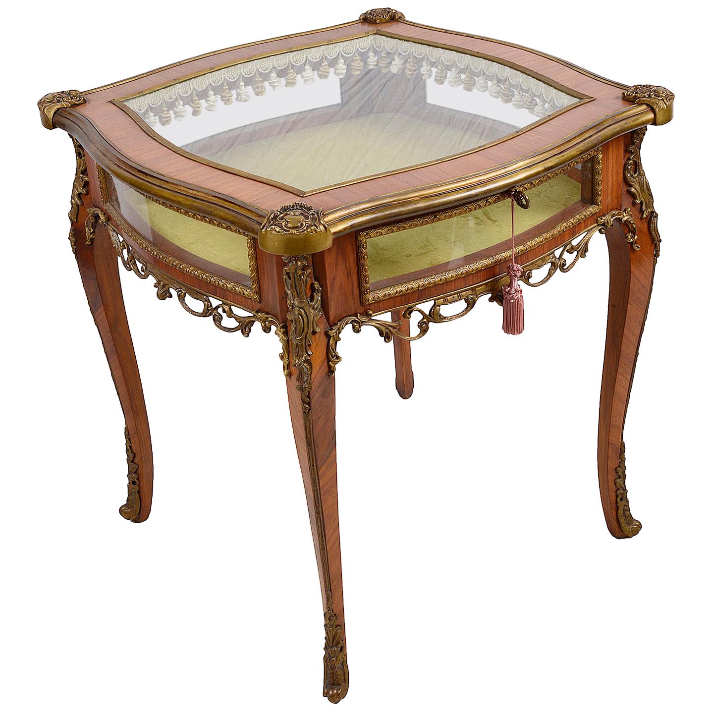 French Bijouterie / Display Table, circa 1920