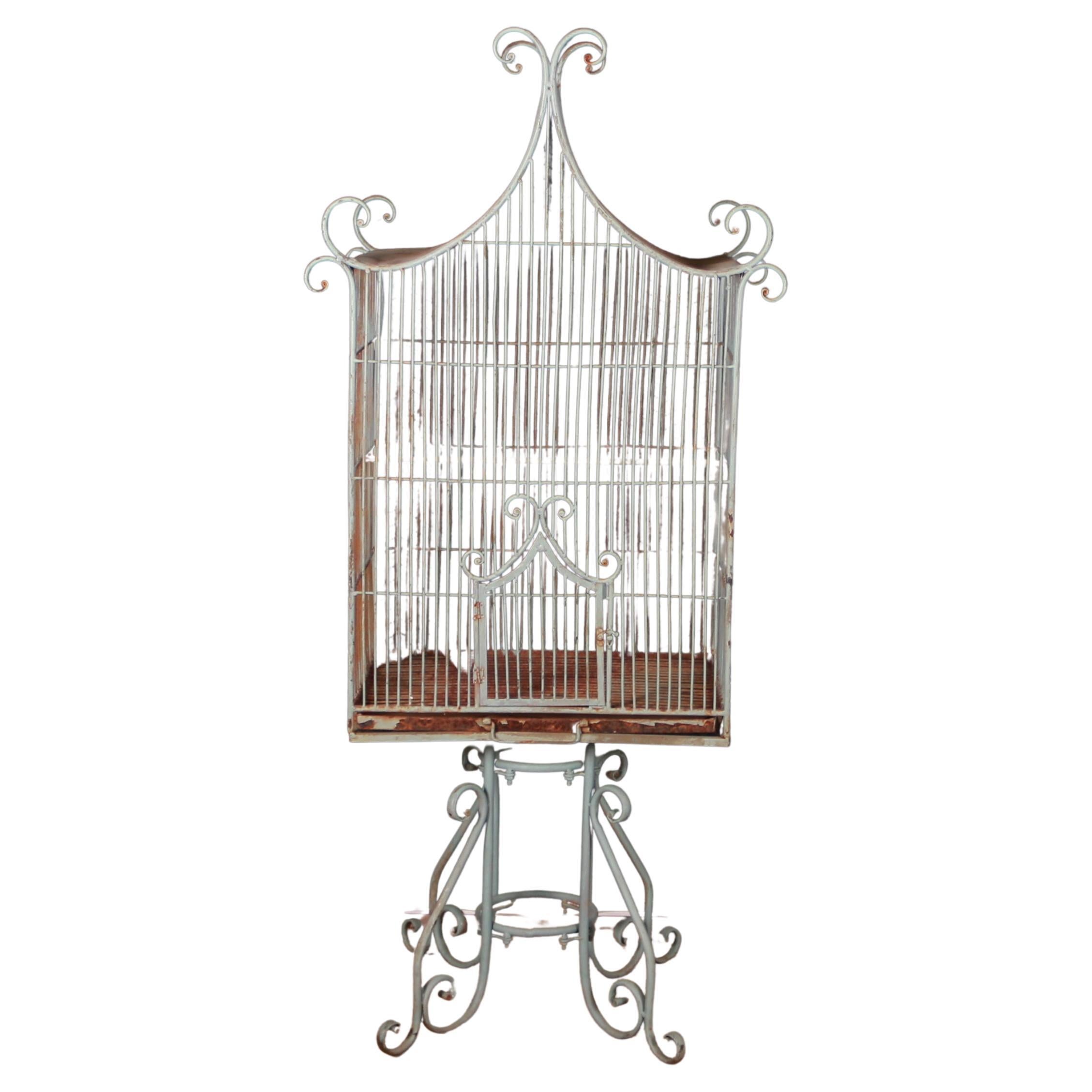 French Bird Cage on Stand