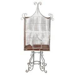 French Bird Cage on Stand