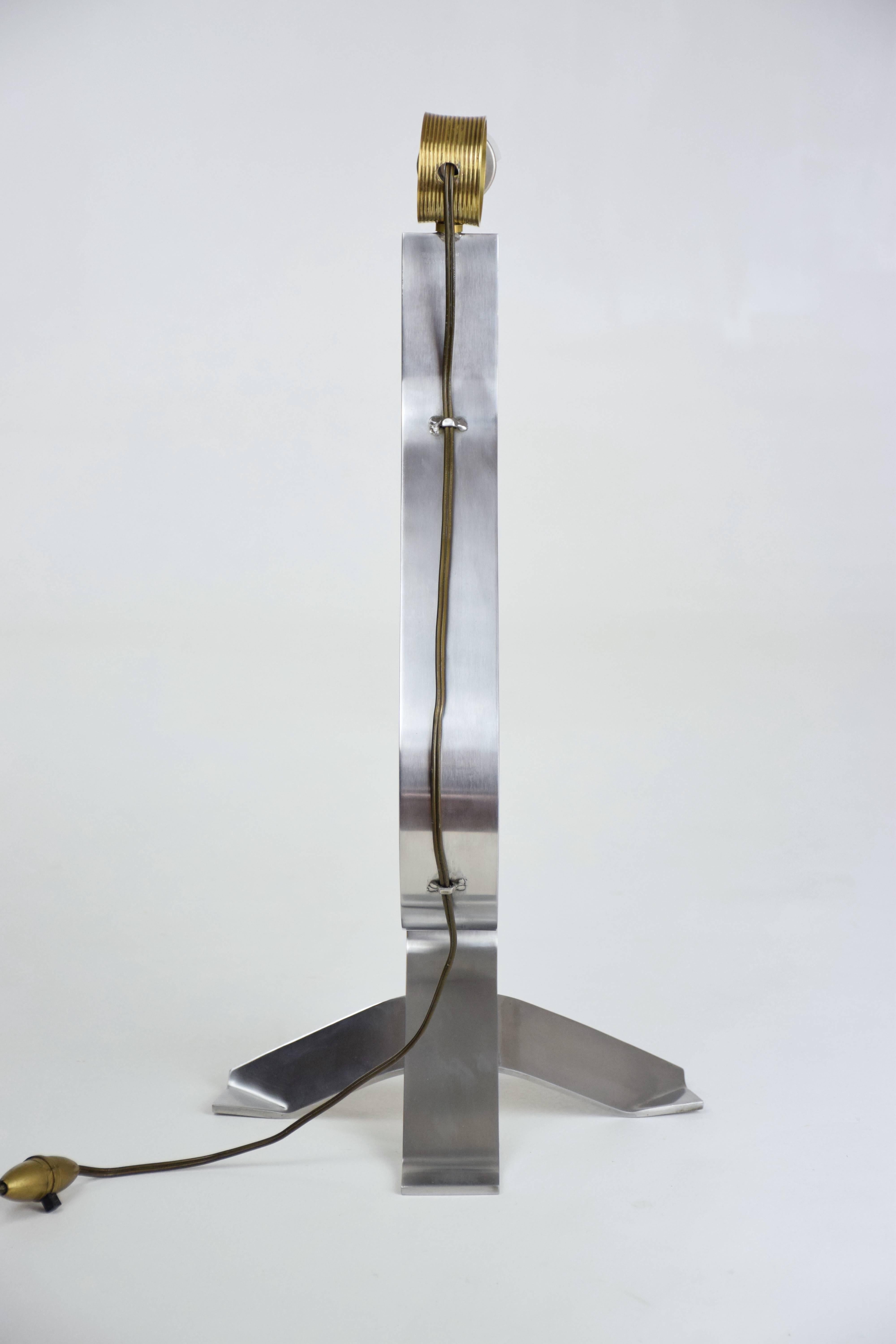 French Bird Shaped Steel Lamp, 1970s-1980s 3