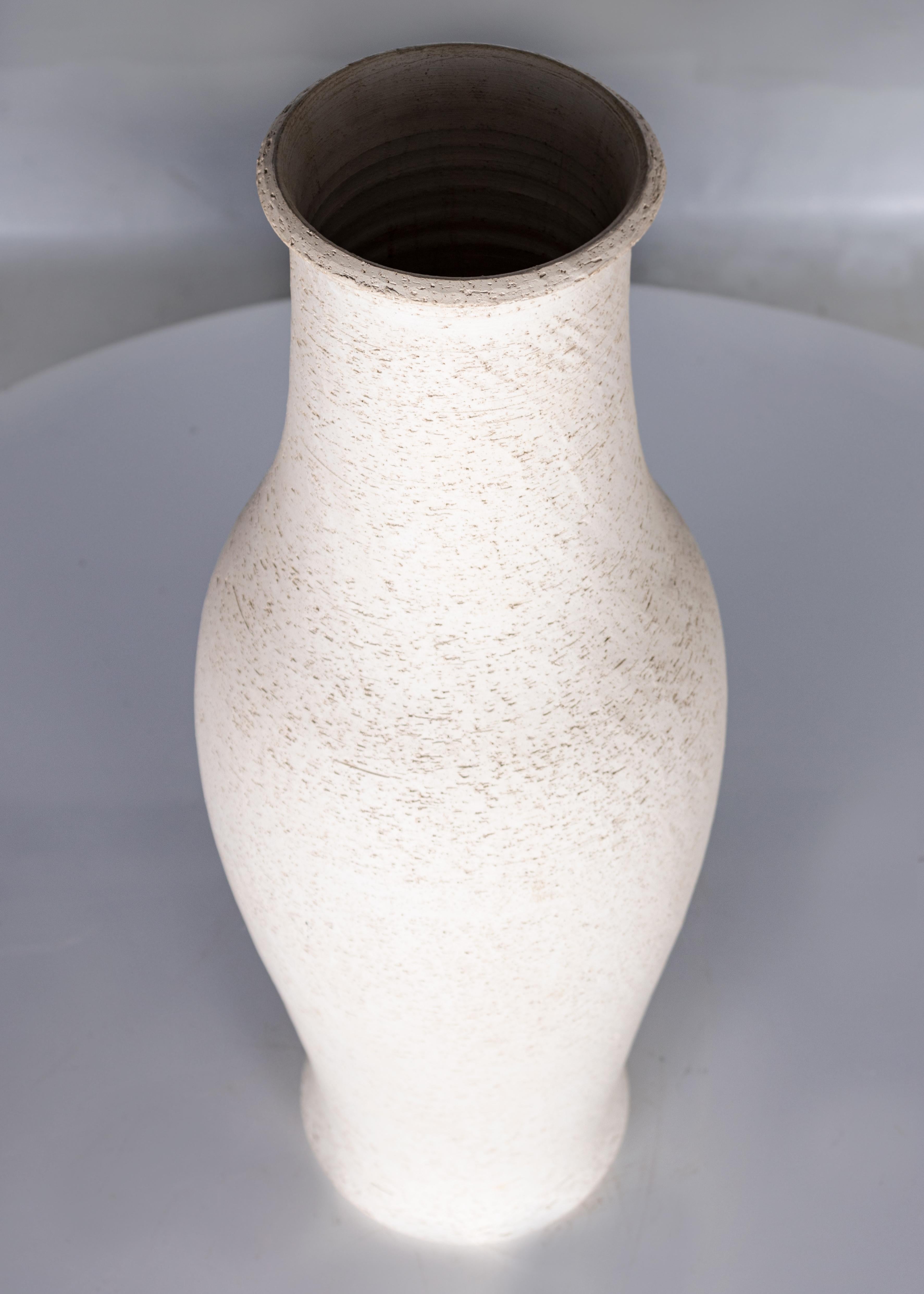 French bisque clay vase.

Piece from our one of a kind Le Monde collection. 

