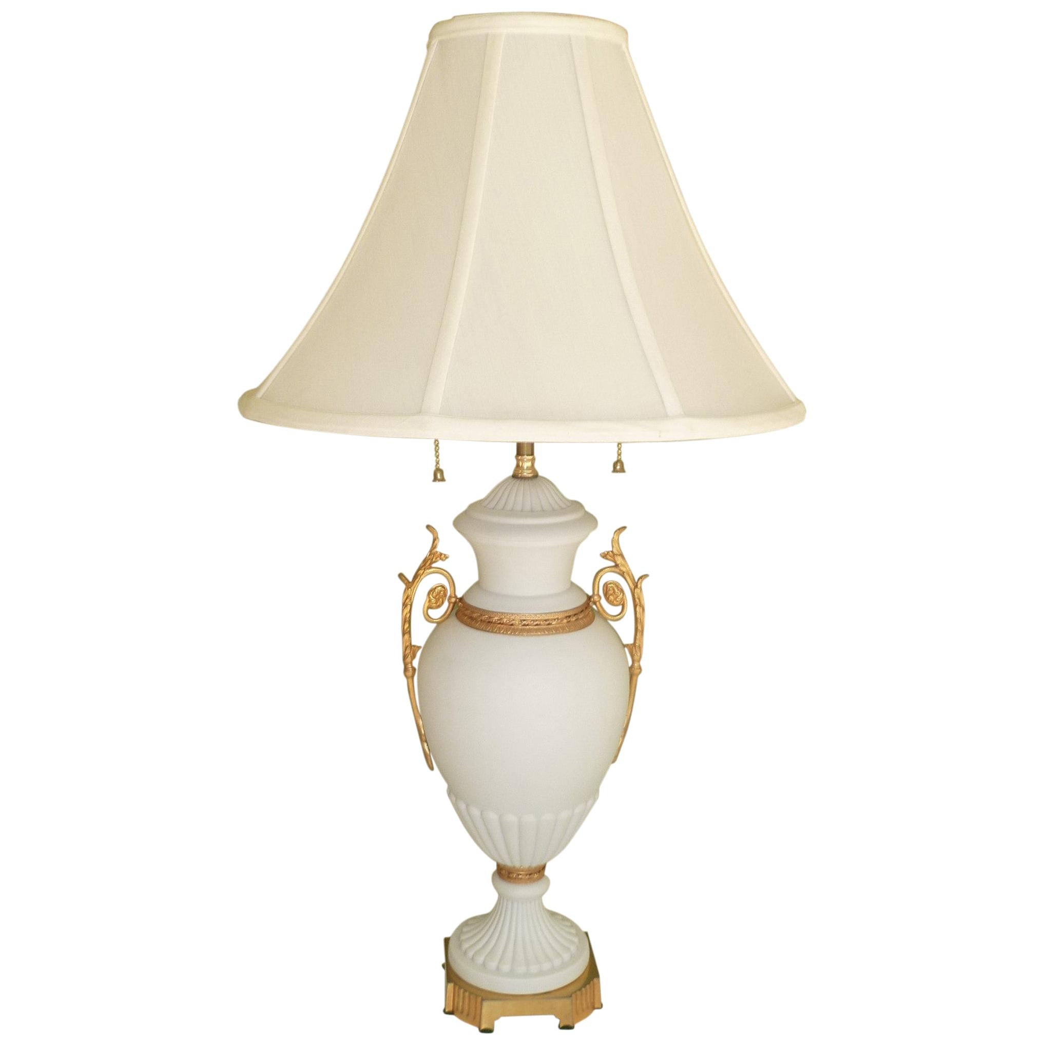 Porcelain Table Lamp Burgundy  and Gold  3271/9908 