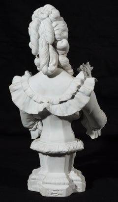 French Bisque Porcelain Busts of Marie Antoinette