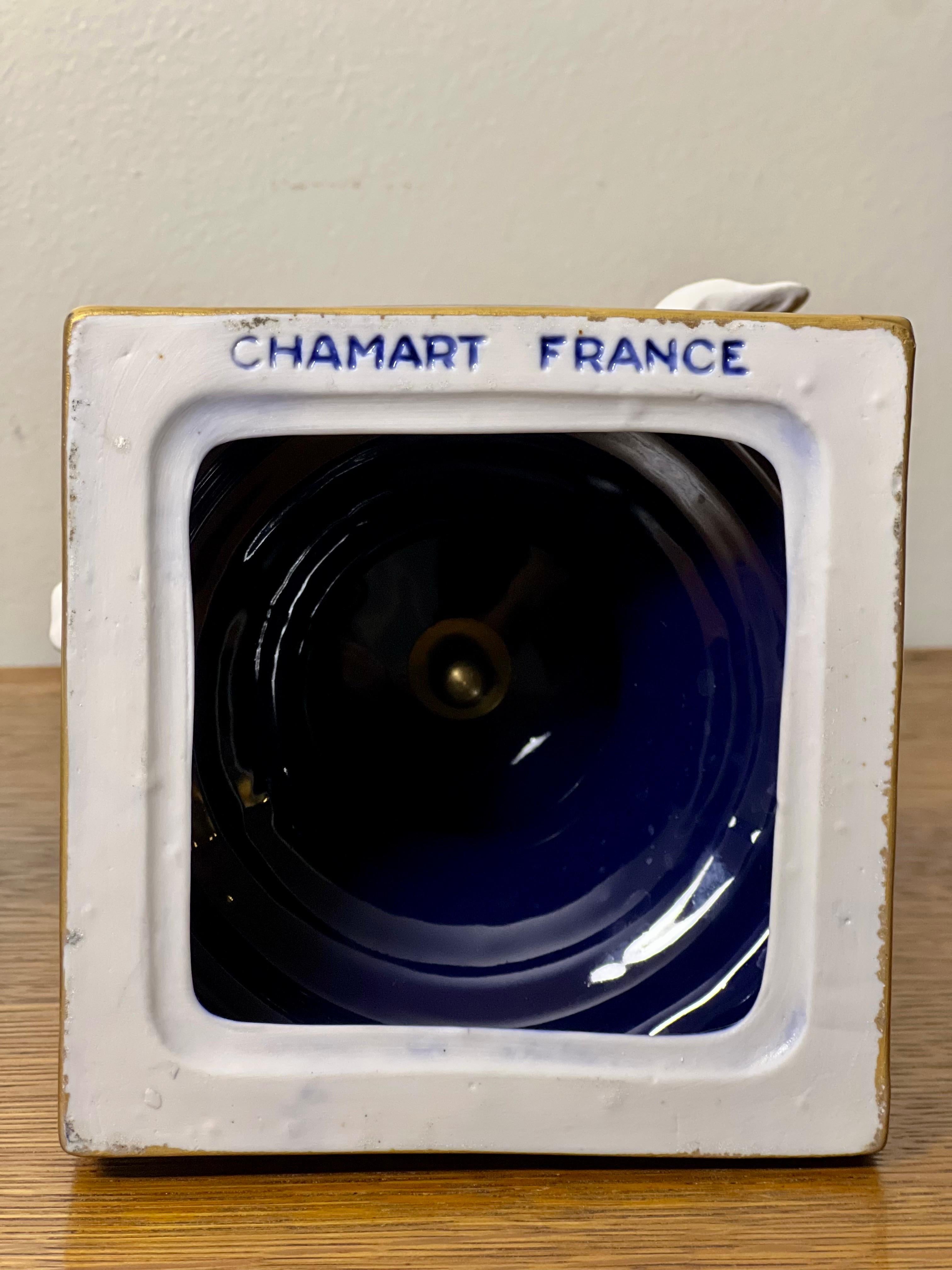 French Bisque Porcelain Horse Head Bust on Sèvres Style Base, Signed Beccafichi For Sale 9