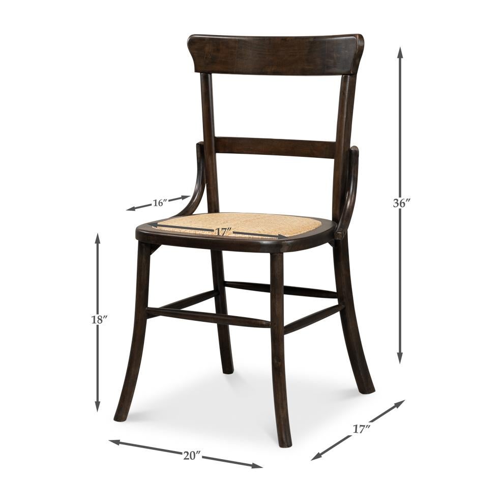 French Bistro Dining Side Chair For Sale 3