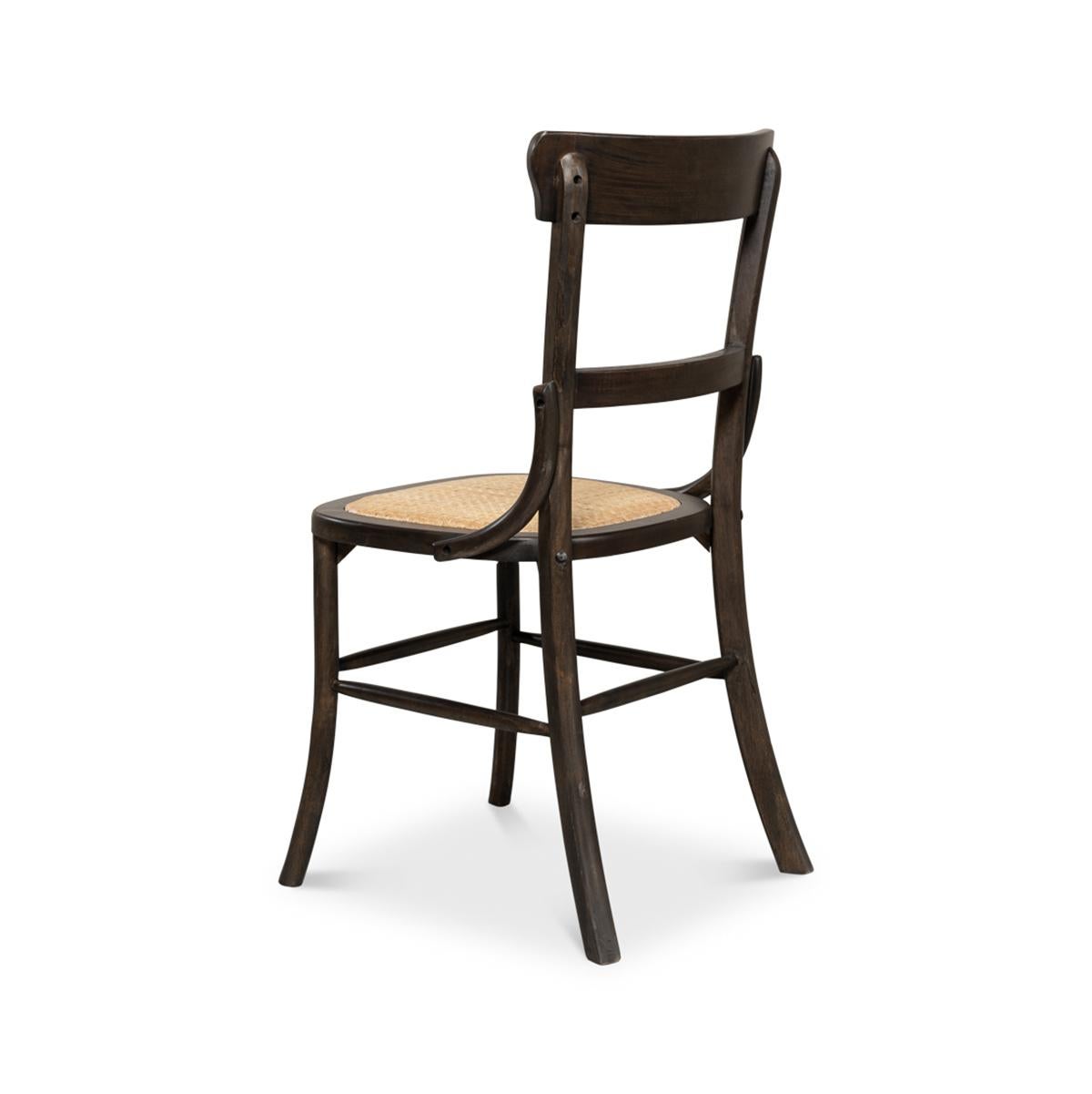 French Bistro Dining Side Chair In New Condition For Sale In Westwood, NJ