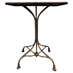French Bistro Garden Table Original Paint