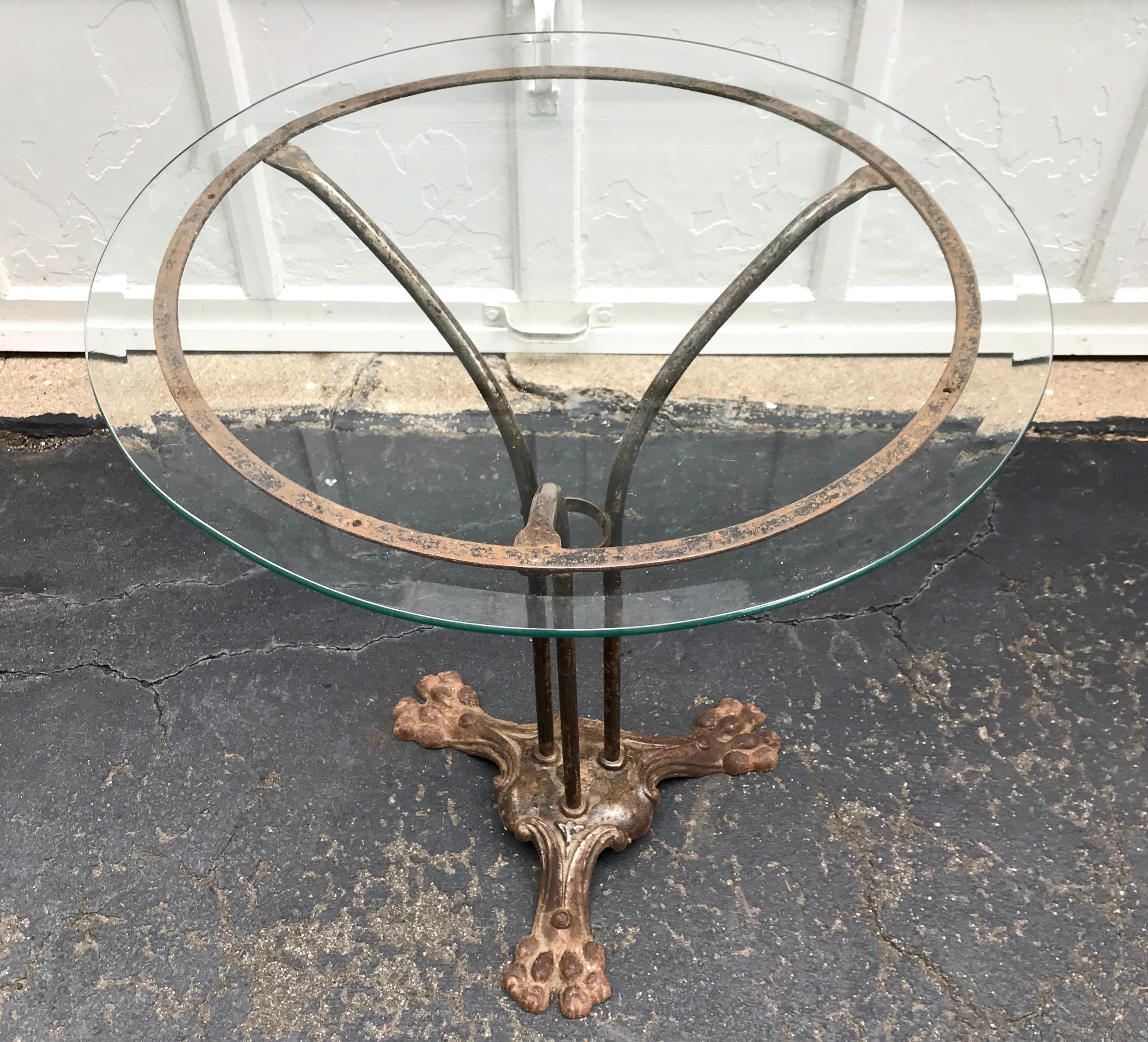 vintage french bistro table and chairs