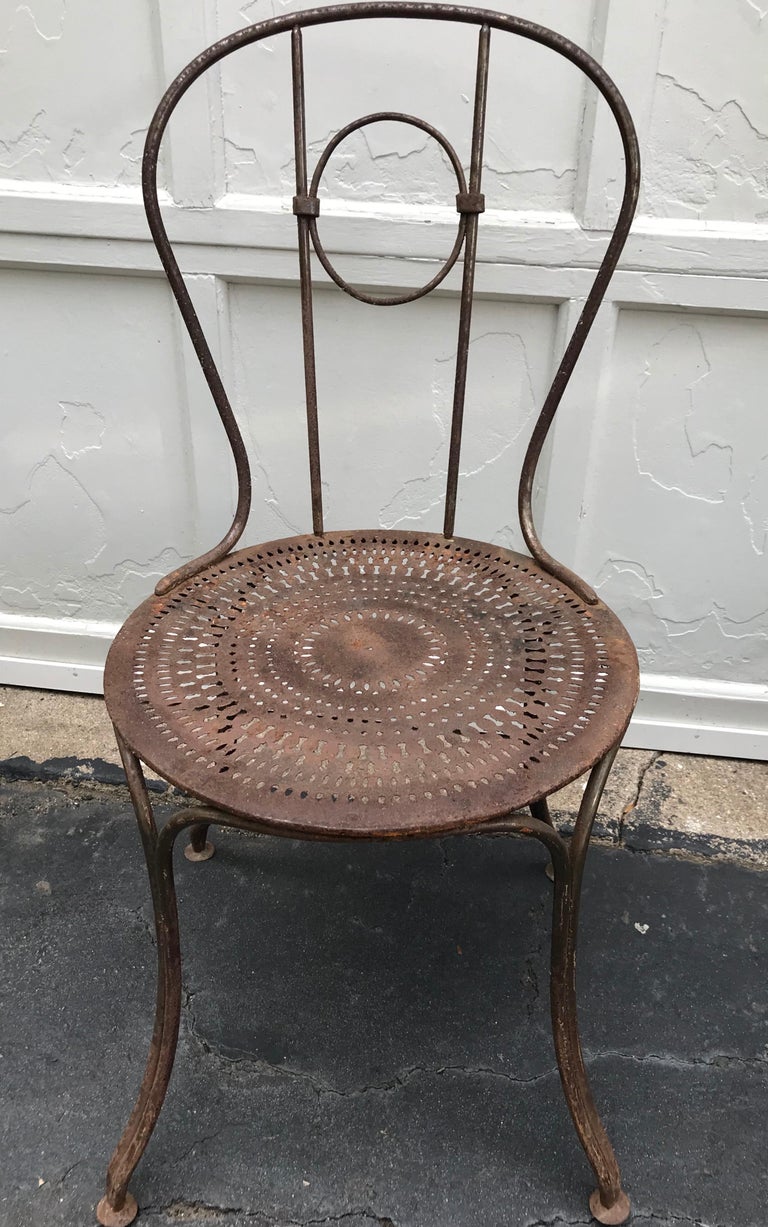 French Bistro Set at 1stDibs french bistro table and chairs