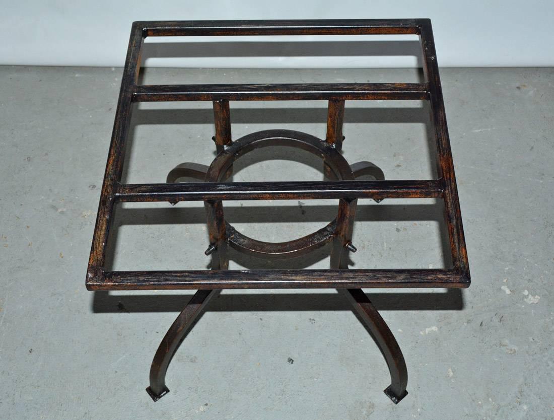 Cast French Bistro Style Iron Coffee Table with 33