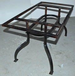 French Bistro Style Iron Garden Coffee Table Base