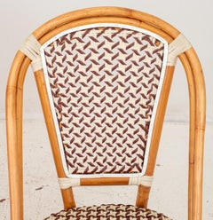 French Bistro Style Modern Bentwood Chair, Set of Four
