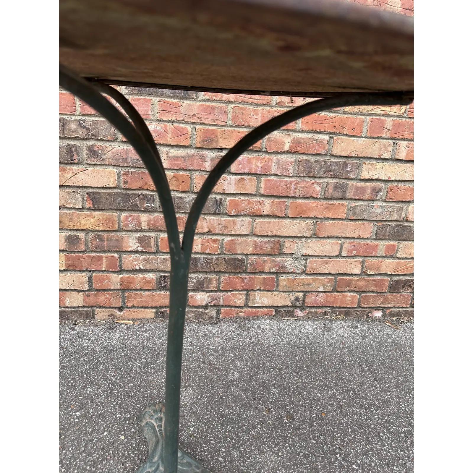 Late 19th Century French Bistro Table