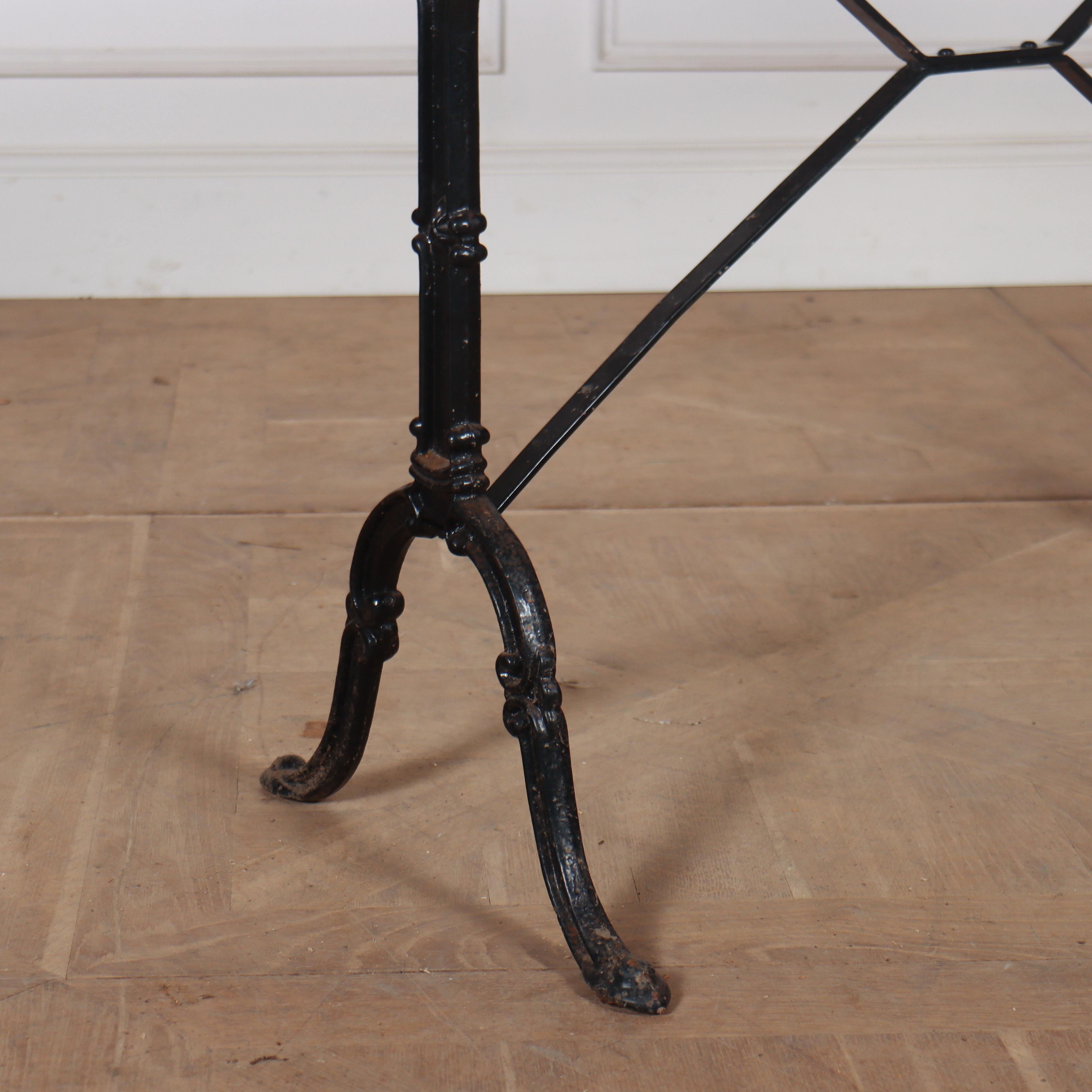 Iron French Bistro Table