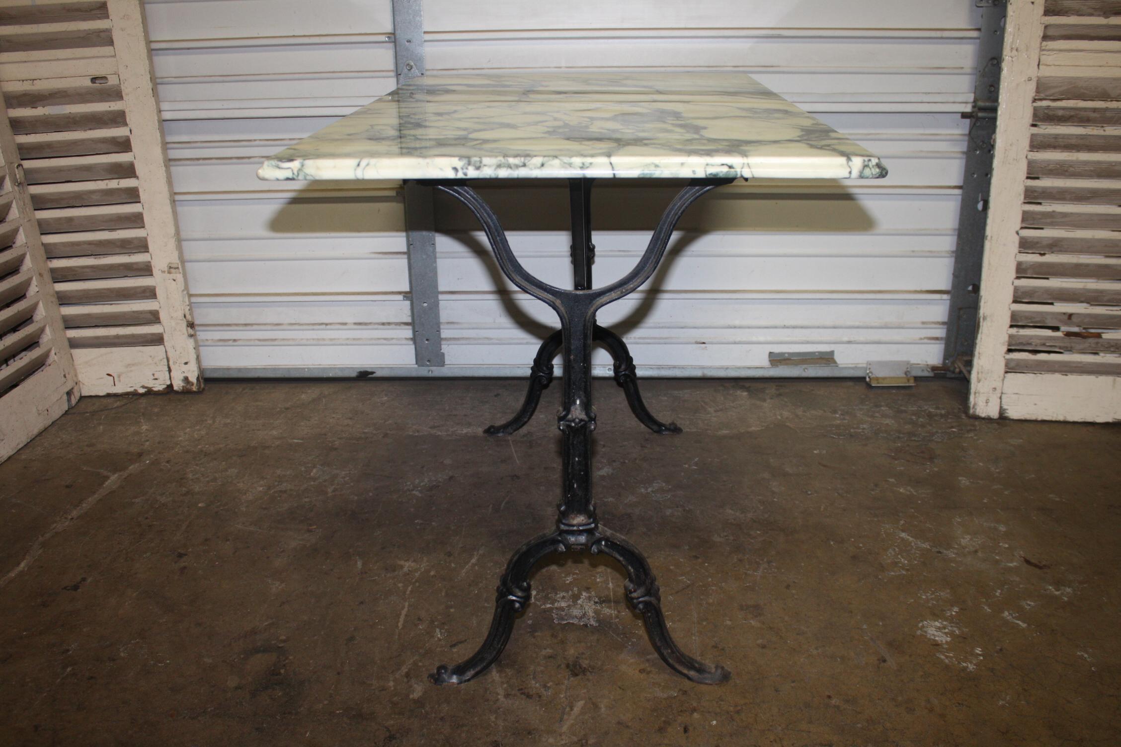 French Bistro Table For Sale 2