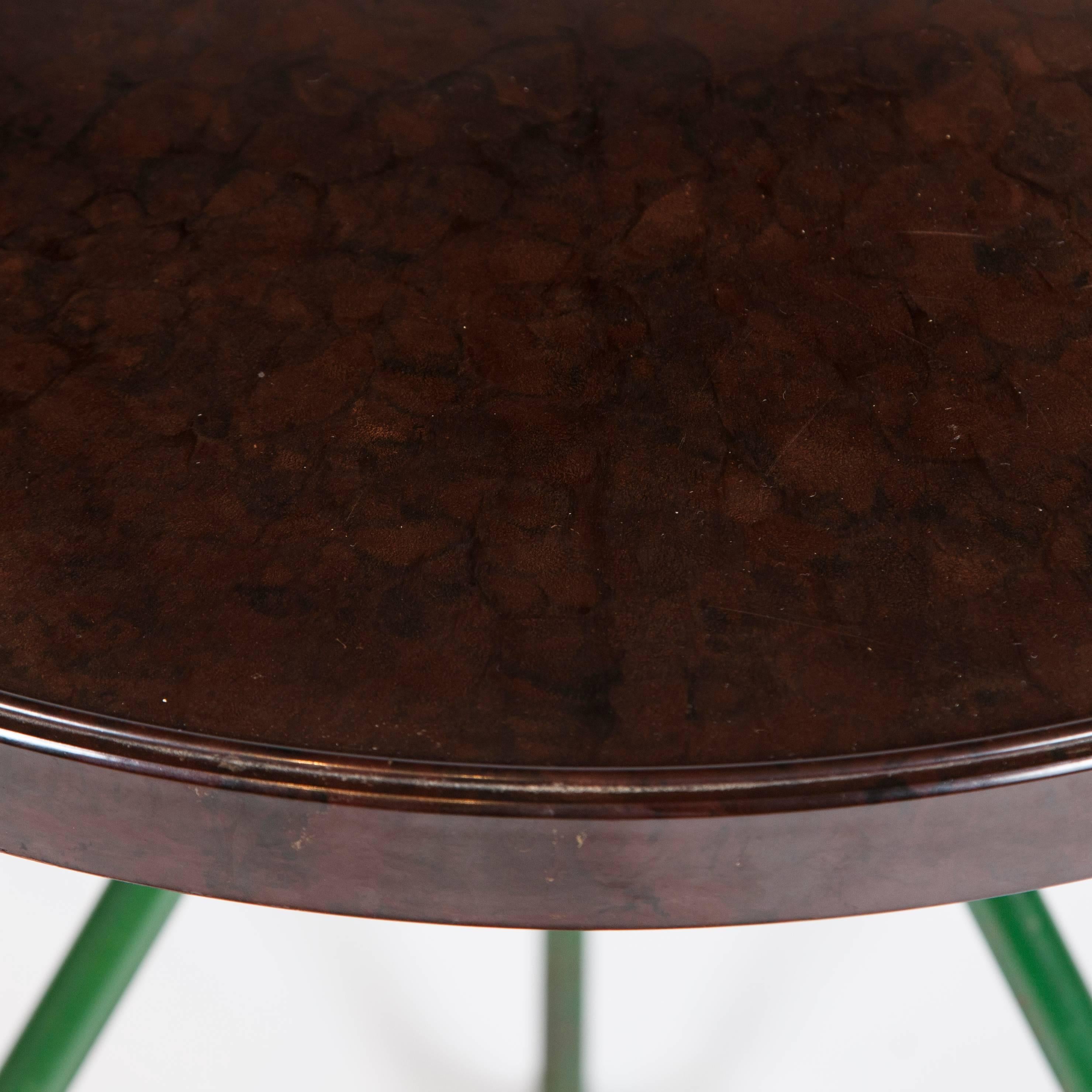 French Bistro Table with Bakelite Top 1