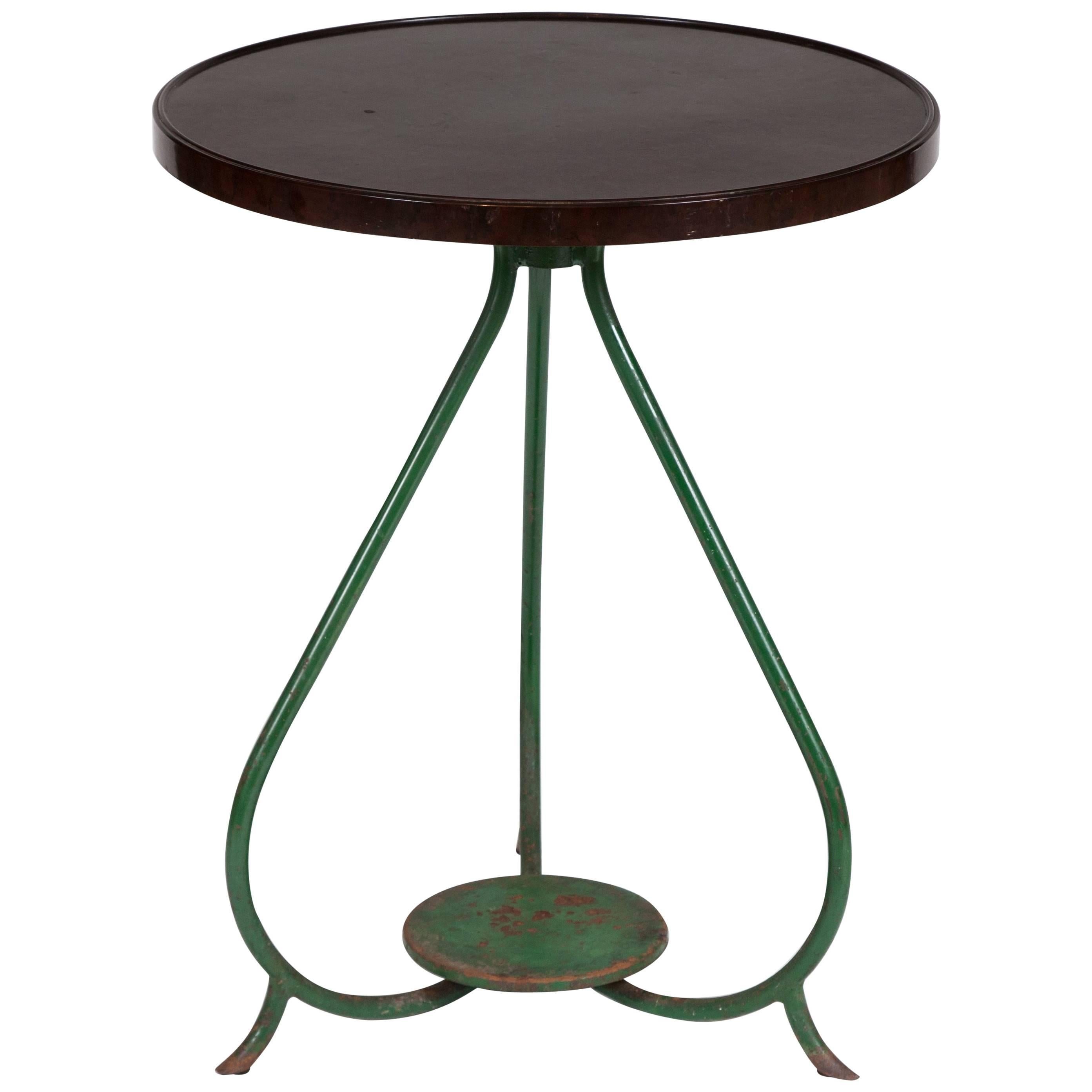 French Bistro Table with Bakelite Top
