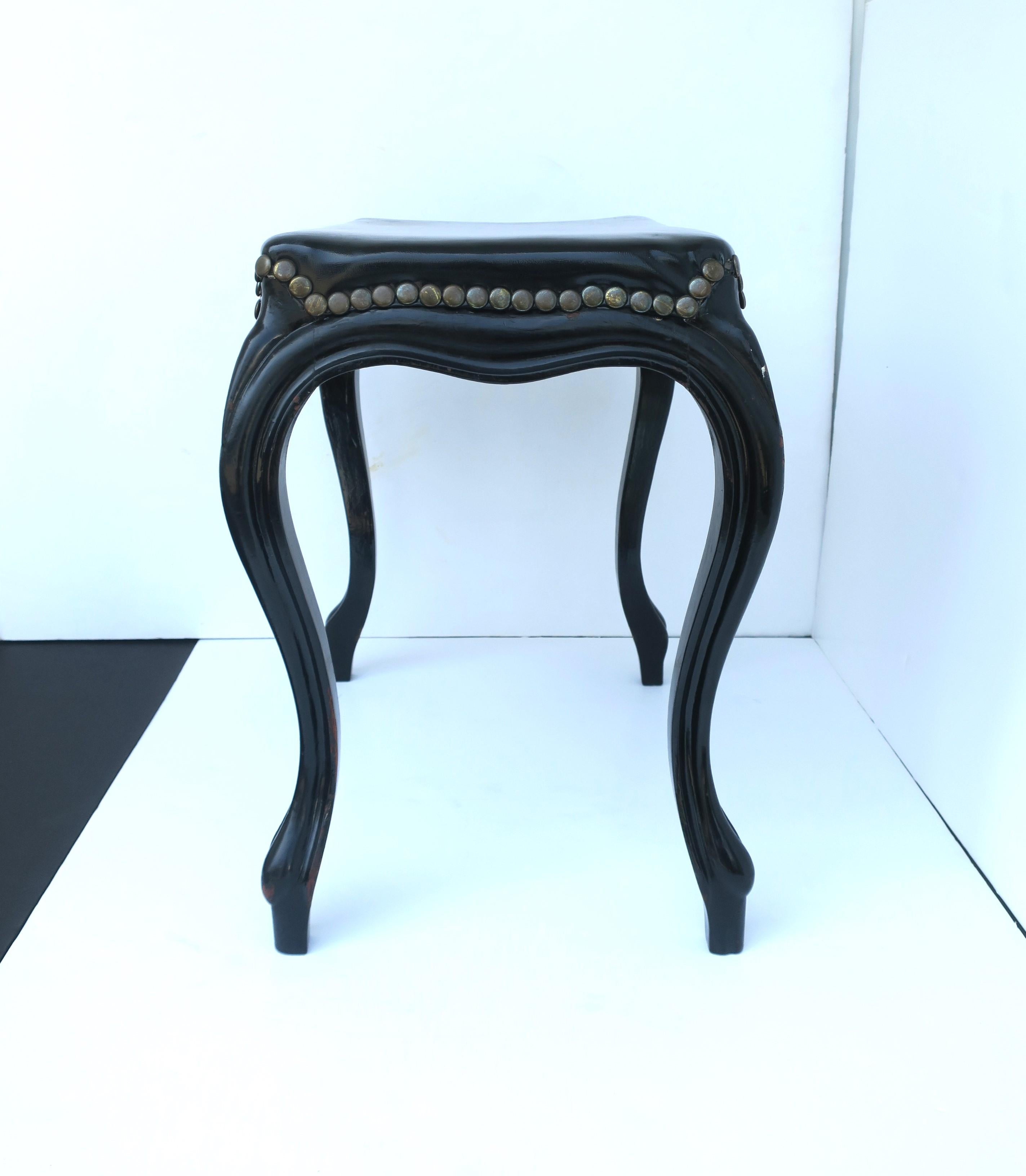 20ième siècle Banc français noir en vente