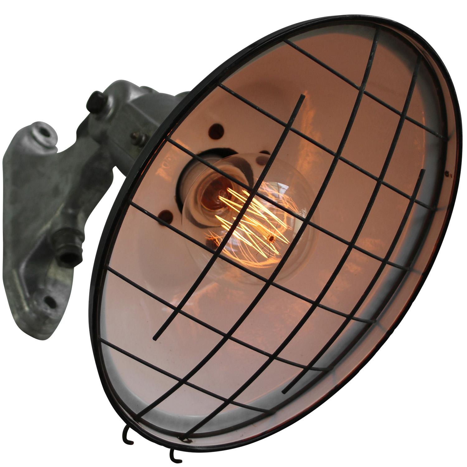 20th Century French Black Enamel Vintage Industrial Factory Sconces Wall Lights For Sale