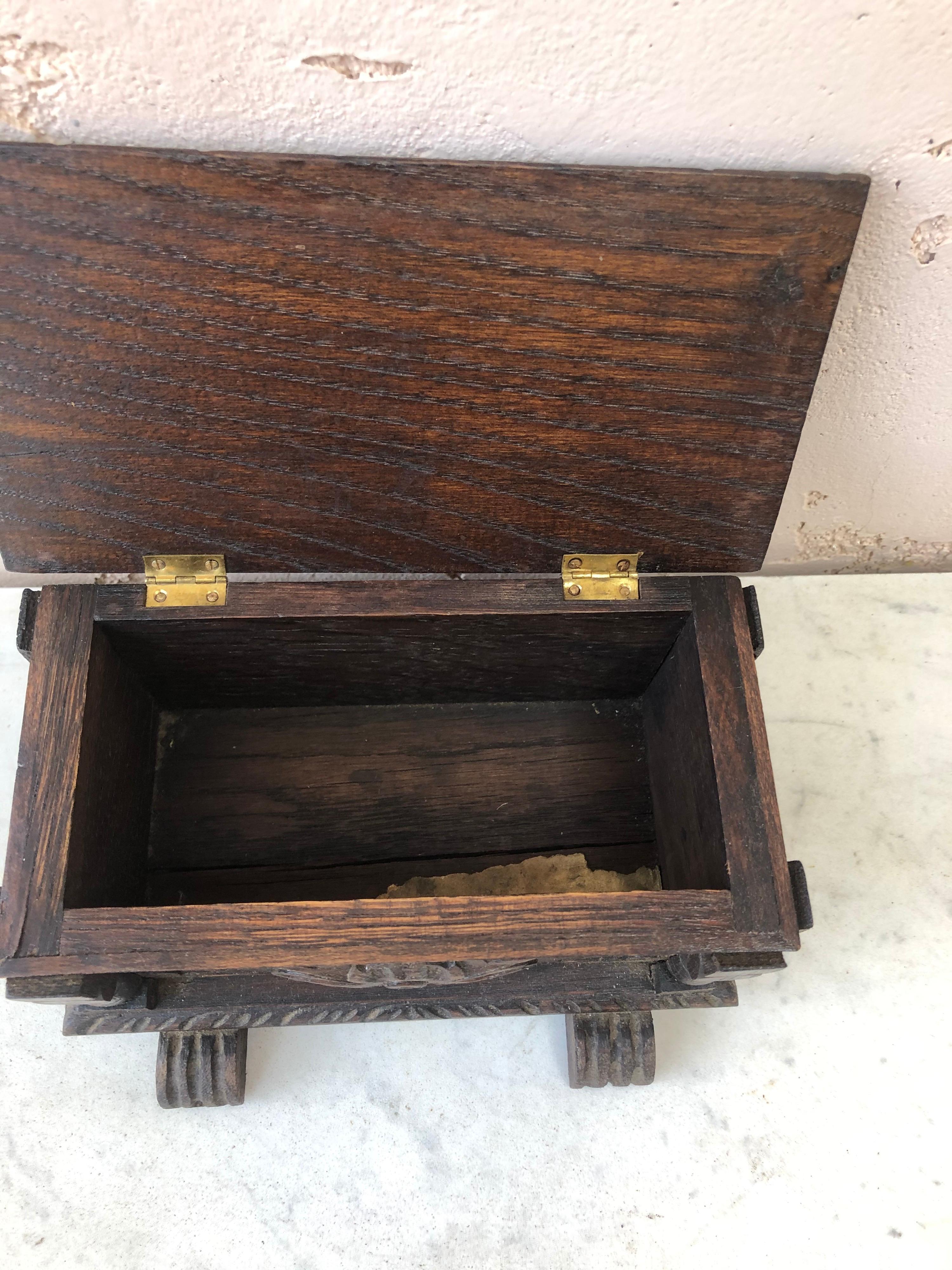 French Black Forest Wood Box, Circa 1900 For Sale 3