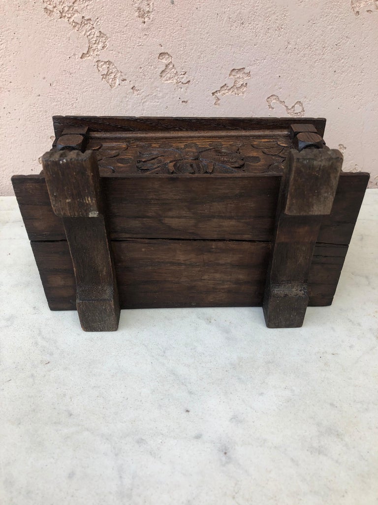 French Black Forest Wood Box, Circa 1900 For Sale 4