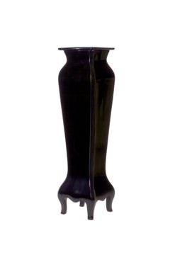 French Black Lacquer Louis XVI Column Pedestal, 19th Century