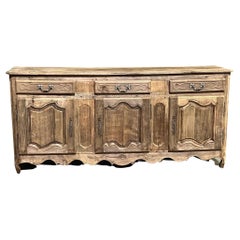 French Bleached Oak 19th Century Enfilade