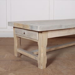French Bleached Oak Coffee Table