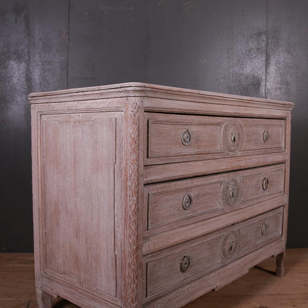 French Bleached Oak Commode 6